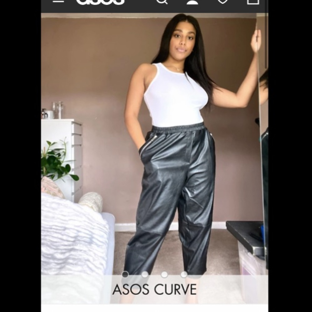 ASOS leather pants